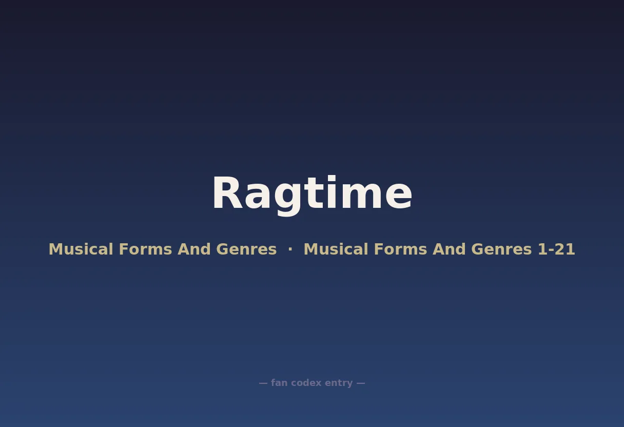 Ragtime