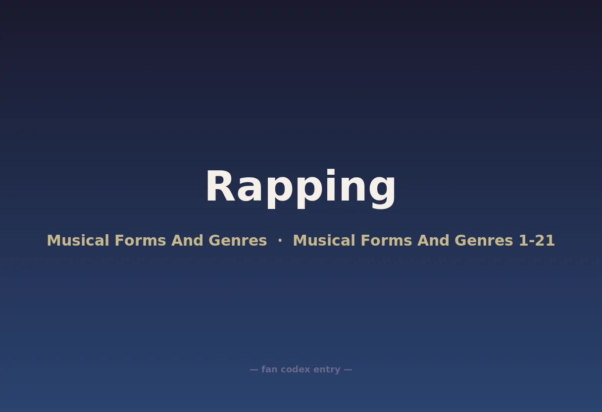 Rapping