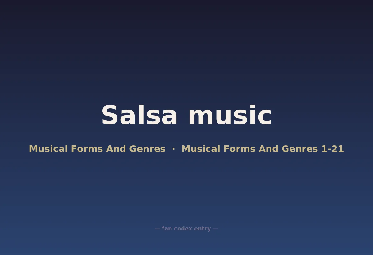 Salsa music